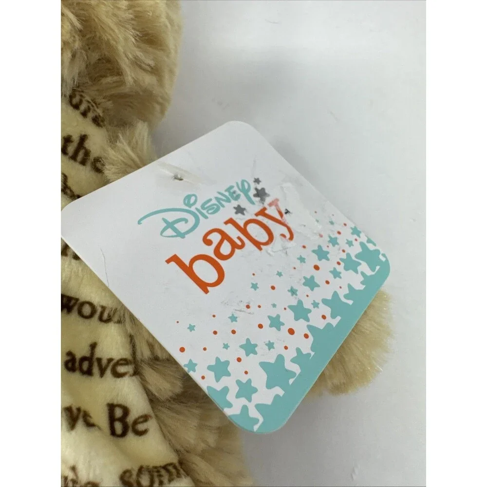Disney Baby Classic Winnie The Pooh Lovey Bear Plush Security Blanket NWT NEW